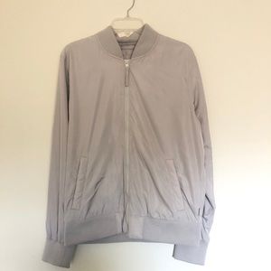 Zip up Hollister windbreaker light beige large